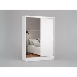 Guarda Roupa 2 Portas com Espelho e 2 Gavetas Santiago – Branco - 3