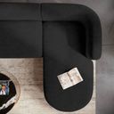 Ver imagem 7 de Sofá Modular Celinne Luxuoso Sala de Estar Decoração Luxo 265cm Linho Preto