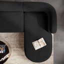 Ver imagem 7 de Sofá Modular Celinne Luxuoso Sala de Estar Decoração Luxo 265cm Linho Preto