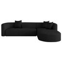 Ver imagem 1 de Sofá Modular Celinne Luxuoso Sala de Estar Decoração Luxo 265cm Linho Preto