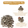 Pedra Ametista Chevron 1 a 2 Cm Rolada 1kg Natural - 4