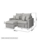 Ver imagem 3 de Sofá Cama Retrátil e Reclinável 180cm Colibri CabeCasa MadeiraOriginals