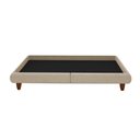 Ver imagem 5 de Cama Queen Japonesa 176cm Pés Madeira Haru Linho Bege - Sallar Home