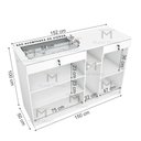 Ver imagem 4 de BALCÃO EXPOSITOR LOJA M207.2021.B (JOIAS, ROUPAS) MUNDI MOVEIS