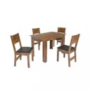 Ver imagem 2 de Conjunto Sala de Jantar com 4 Cadeiras Milena Móveis São Carlos