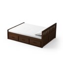 Ver imagem 6 de Cama King Size 06 Gavetas Madeira Maciça Marrom/Imbuia Spot