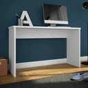 Ver imagem 2 de Conjunto de Escritório Home Office 3 com Peças Gávea Branco - Mpozenato