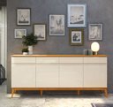 Ver imagem 2 de Buffet Aparador Magnum Off White com Cedro - Edn Móveis