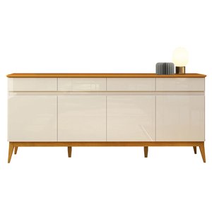 Buffet Aparador Magnum Off White com Cedro - Edn Móveis