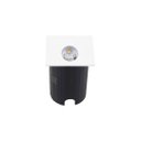 Ver imagem 2 de Arandela Balizador Led Embutir Parede Quadrado 2w Branco Quente