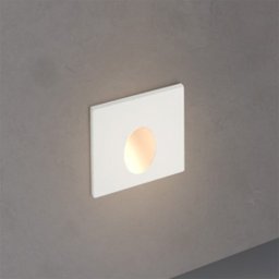 Arandela Balizador Led Embutir Parede Quadrado 2w Branco Quente - 4