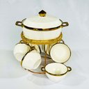 Ver imagem 1 de Sopeira em Porcelana - 6und de Blows - Cor Branca Piattino Conjunto em Porcelana