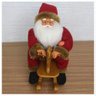 Decoração Enfeite Natal Papai Noel Cavalinho de Balanço 22cm - 4