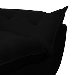Poltrona Decorativa Sala de Estar Escritório Quarto Prime Cor: Preto - 5