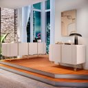 Ver imagem 2 de Balcão Aparador Buffet Piacente e Benvy H01 Off White - Mpozenato