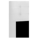 Ver imagem 5 de Cabeceira Solteiro Heloísa I02 90 cm Corino - ADJ Decor - Branco