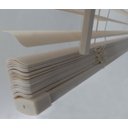 Ver imagem 4 de Persiana Horizontal Pvc Creme 130 (l) X 160 (a) Cm Completa C/ Kit de Instalação Bege 1,30 X 1,60