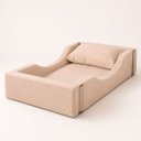 Ver imagem 2 de Cama Montessoriana Infantil em Espuma com Colchão Bouclé:Bege