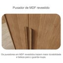 Ver imagem 7 de Guarda Roupa Casal Linea e Gaveteiro Suiça Cumaru 23 - Novo Horizonte