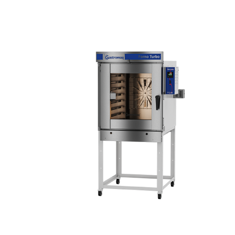 Forno Turbo Gas Ftg 8 c/Ped 8 Esteiras Epoxi Mono 220V - Gastromaq