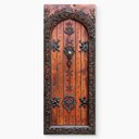 Ver imagem 3 de Adesivo de Porta - Porta Medieval 1