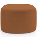 Ver imagem 4 de Kit 2 Puffs Decorativos Orgânico para Living Quarto 70cm Doha W01 Bouclê Terracota - Lyam Decor