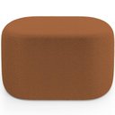 Ver imagem 7 de Kit 2 Puffs Decorativos Orgânico para Living Quarto 70cm Doha W01 Bouclê Terracota - Lyam Decor