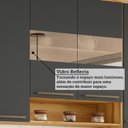Ver imagem 6 de Cozinha Modulada Compacta 5 Peças 13 Portas MDF 300cm Itália Espresso Móveis