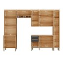 Ver imagem 4 de Cozinha Modulada Compacta 5 Peças 13 Portas MDF 300cm Itália Espresso Móveis