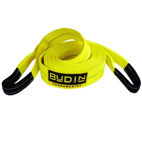 Cinta de Reboque e Arraste 10 Ton X 2 Metros Plana - 4x4 / Trilhas / Off Road / Caminhão / Trator Bu