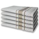 Ver imagem 4 de 10 Panos de Prato Atoalhado Felpudo Premium 5 Preto 5 Marrom