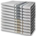 Ver imagem 1 de 10 Panos de Prato Atoalhado Felpudo Premium 5 Preto 5 Marrom