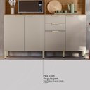 Ver imagem 6 de Cozinha Compacta Pitaya 7 Portas e 2 Gavetas Amêndola Touch/nude Prime Tx - Demóbile