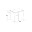 Ver imagem 4 de Gabinete para Banheiro 1 Porta 2 Gavetas Castellon