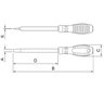 Chave de Fenda Isolada Iec 60900 Ponta Chata 5x100 Mm Tramontina Pro Tramontina - 3