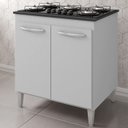 Ver imagem 2 de Balcao com Tampo 75 Cm para Cooktop 5 Bocas 9255 Branco Mobbs