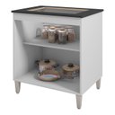 Ver imagem 6 de Balcao com Tampo 75 Cm para Cooktop 5 Bocas 9255 Branco Mobbs