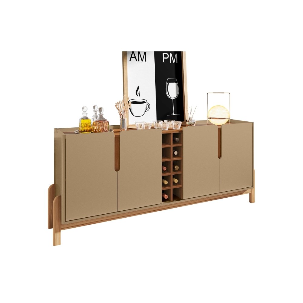 Buffet Adega Ranger Champagne Cedro | MadeiraMadeira