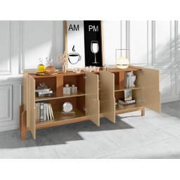 Buffet Adega Ranger Champagne Cedro | MadeiraMadeira