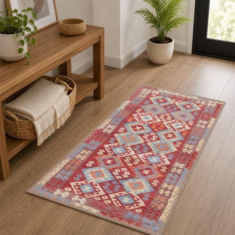 Tapete Egipcio Lahore Kilim 01 Multi 0,60x1,20cm Abdalla