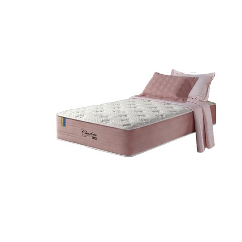 Colchão Solteirão Anjos Solteiro King Charlotte Molas Ensacadas Visco Gel 96x203x36cm