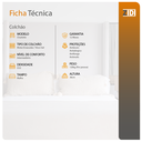 Ver imagem 3 de Colchão Solteirão Anjos Solteiro King Charlotte Molas Ensacadas Visco Gel 96x203x36cm