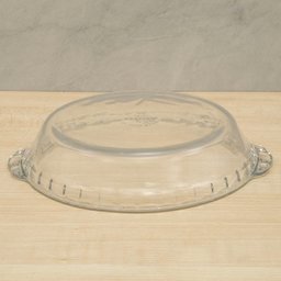 Forma De Vidro Filetada Pequena 600ml Marinex Travessa Refratária Redonda Com Pegadores Laterais - 5