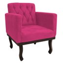 Ver imagem 4 de Kit Diva Recamier Diana 140cm Lado Esquerdo e 01 Poltrona Classic Suede - Doce Sonho Móveis RECAMIER