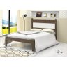 Cama de Casal Paris Castanho com Off White - Vitamov - 2