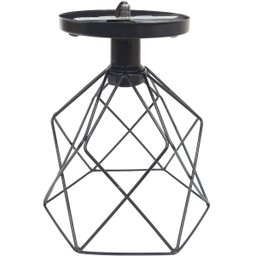 3 Lustres Teto Plafon Industrial Aramado Cálice Retrô Luminária Sobrepor Vintage Preto Agp - 6