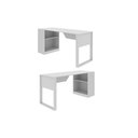 Ver imagem 4 de Mesa de Computador Me4182 C/ Prateleira Branco - Tecno Mobili