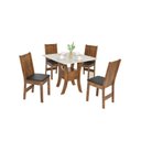 Ver imagem 5 de Conjunto Sala de Jantar com 4 Cadeiras Elane Móveis São Carlos