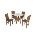 Ver imagem 2 de Conjunto Sala de Jantar com 4 Cadeiras Elane Móveis São Carlos