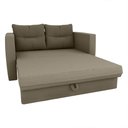 Ver imagem 3 de Sofá Cama 2 Lugares Casal 1,50 Mts Veludo Luma Matrix Cor:veludo Turkey Capuccino